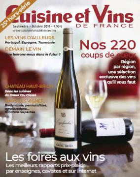 Cuisine et Vins de France – hors série Sept/Oct 2018